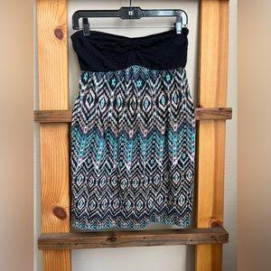 Billabong strapless dress size Large